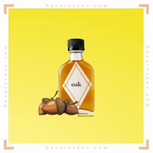 اسانس بلوط با طعم و عطر دلپذیر، ایده‌آل برای طعم‌دهی به دسرها، نوشیدنی‌ها و محصولات آرایشی است.