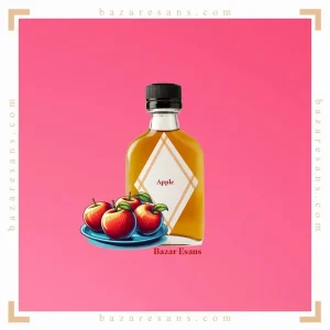 "اسانس سیب با عطر و طعم طبیعی، مناسب برای تولید عطر، شیرینی‌پزی و محصولات بهداشتی، طراوت و تازگی را به هر محصولی می‌بخشد."
