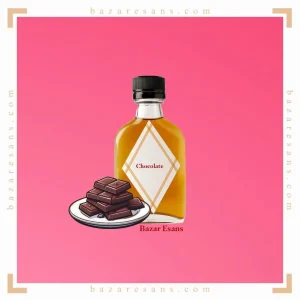 "اسانس خوراکی شکلات ما، طعم و عطر غنی و دلپذیر شکلات را به دسرها و نوشیدنی‌های شما اضافه می‌کند و تجربه‌ای لذت‌بخش را برایتان به ارمغان می‌آورد."