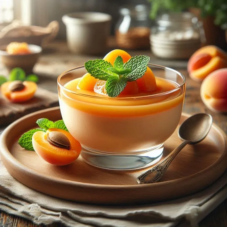 اسانس زردآلو: راهنمای جامع تهیه دسر پاناکوتای زردآلوی مخملی 2 اسانس زردآلو